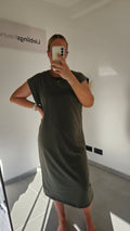 T-Shirt-Kleid Marina khaki