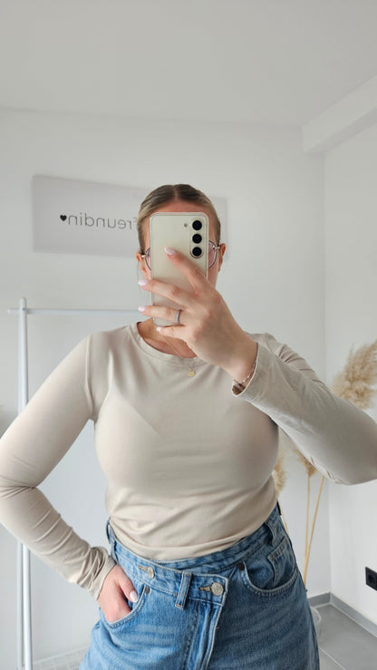 Basic Longsleeve beige