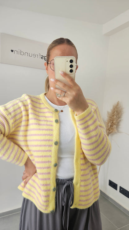 Strickjacke Stella gelb