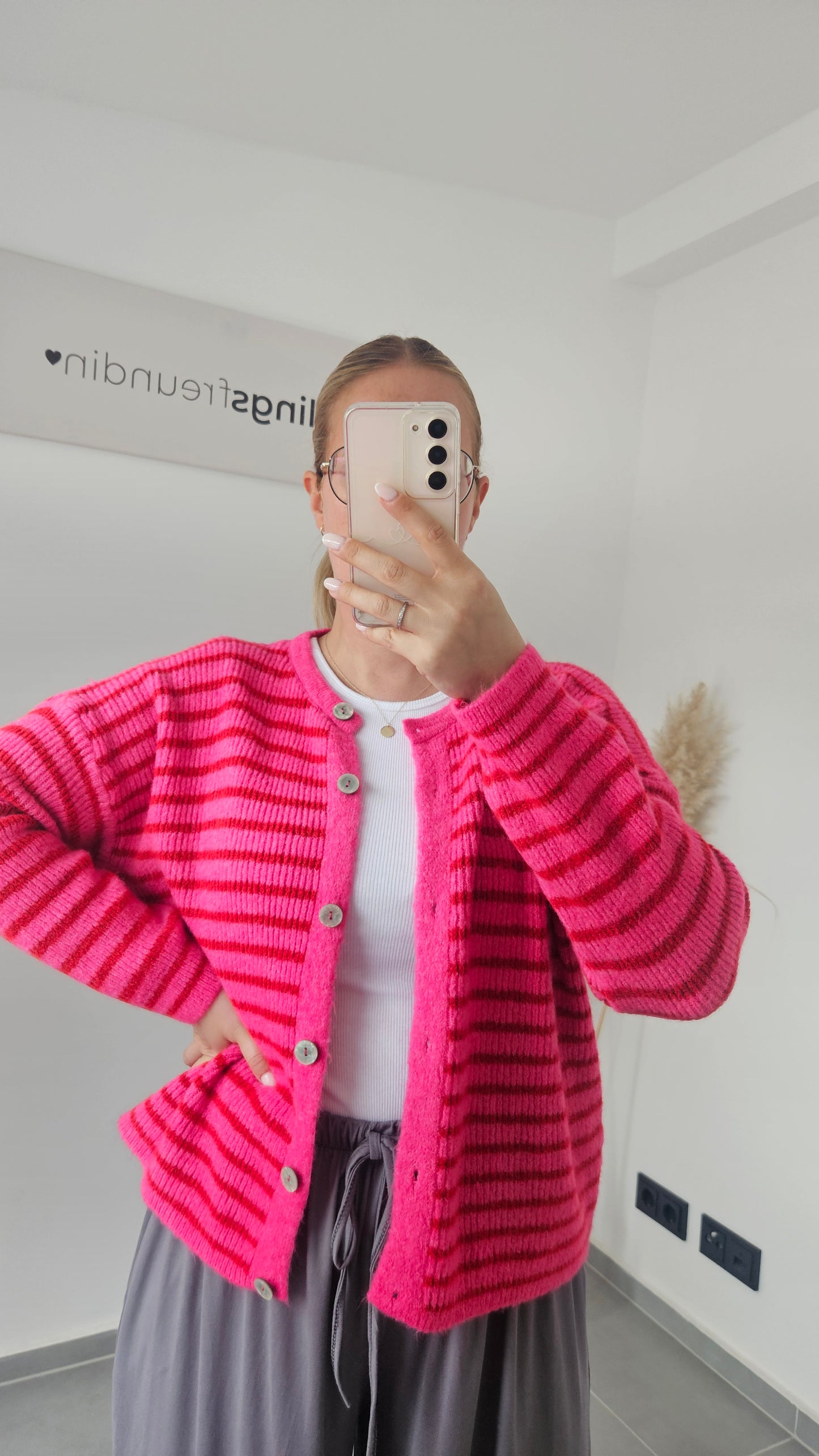 Strickjacke Stella pink