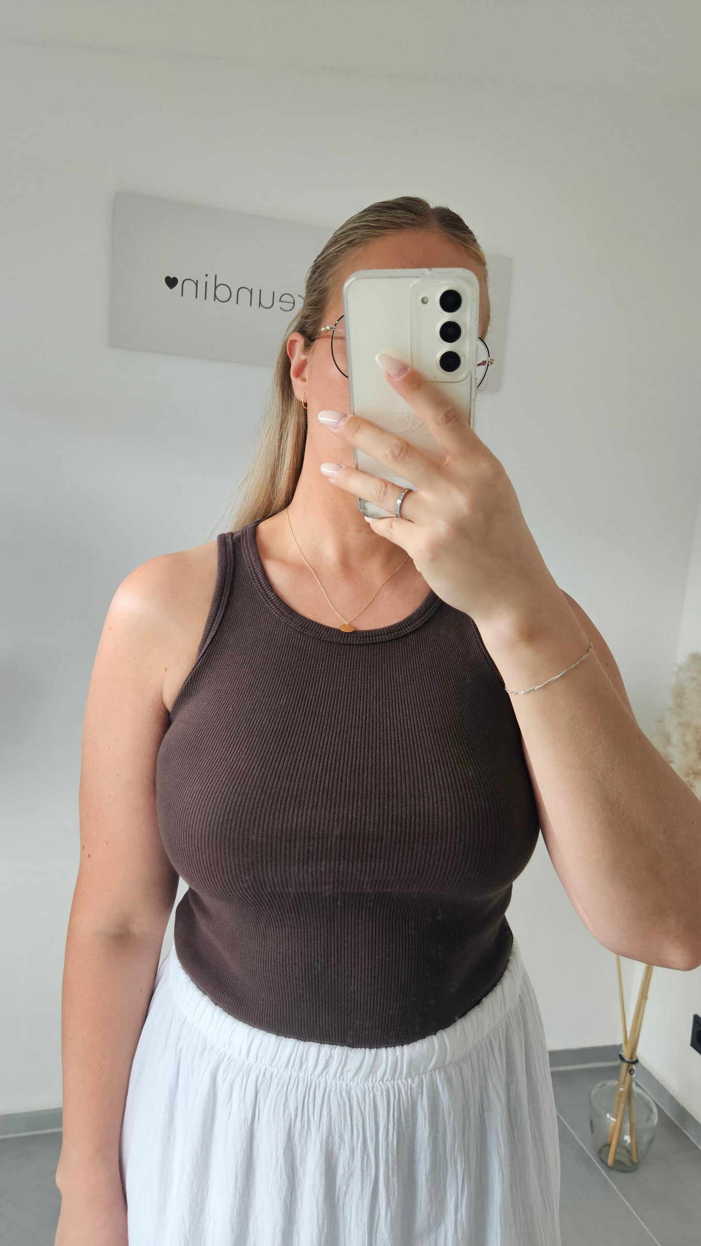 Basic Ripptop braun