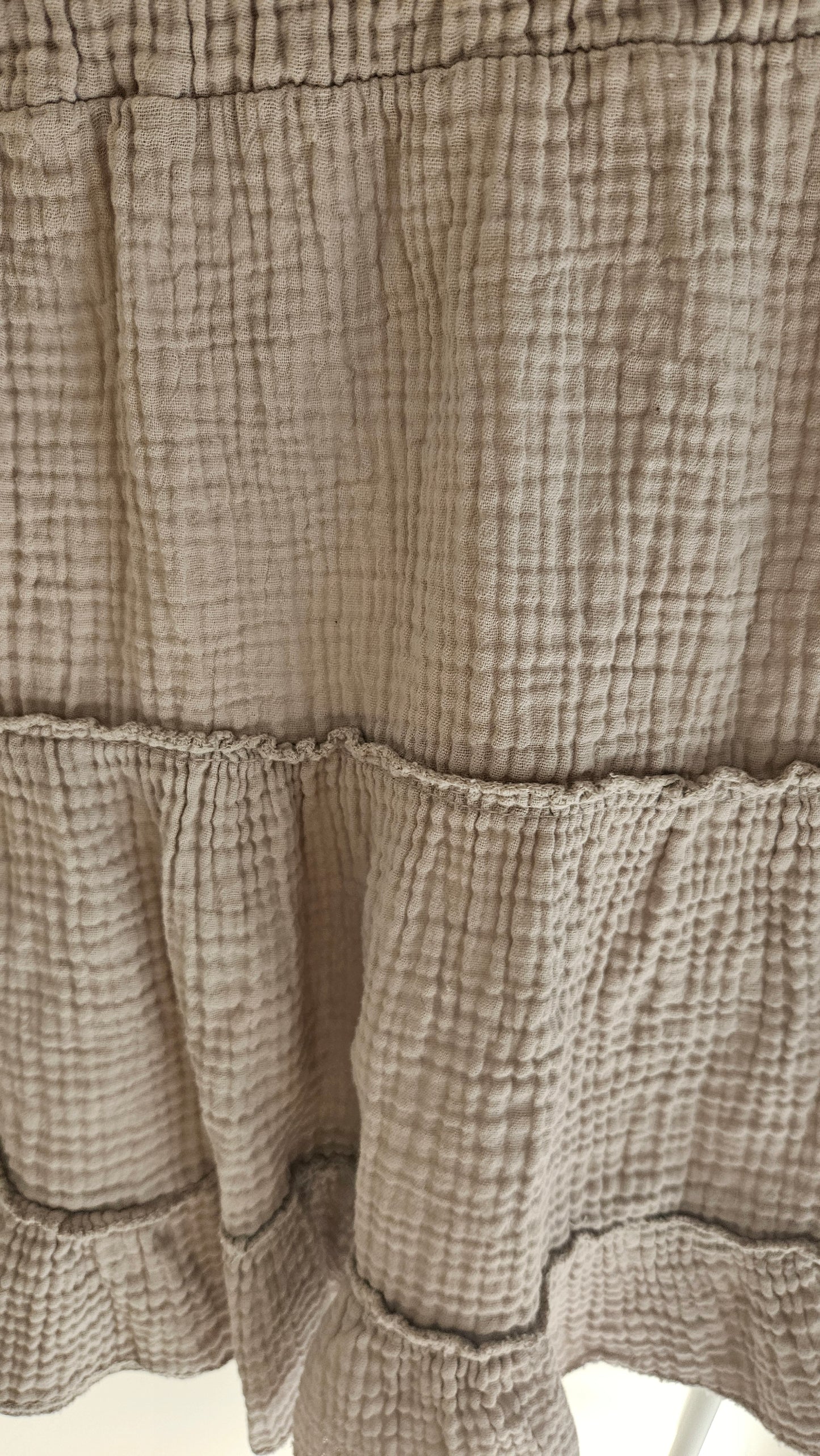 Musselinrock beige