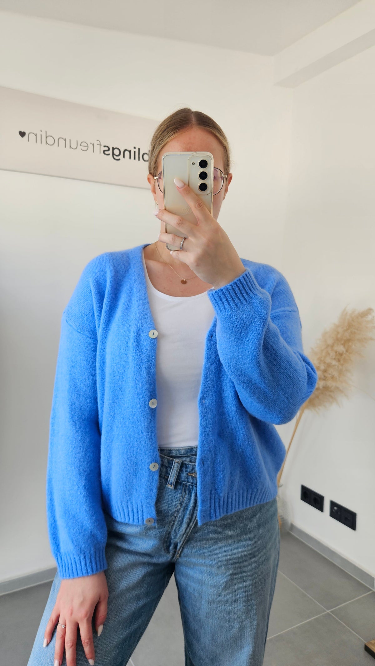Strickjacke Ozean