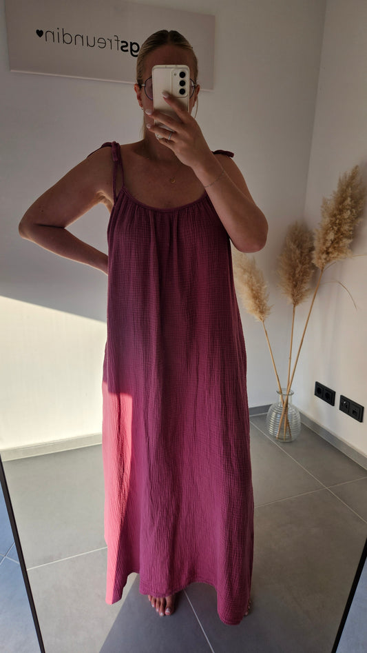 Musselinkleid Paulina beere