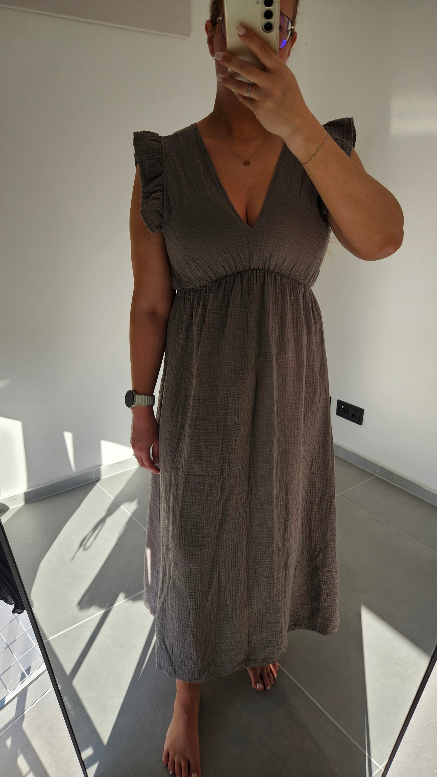Kleid Leni - taupe
