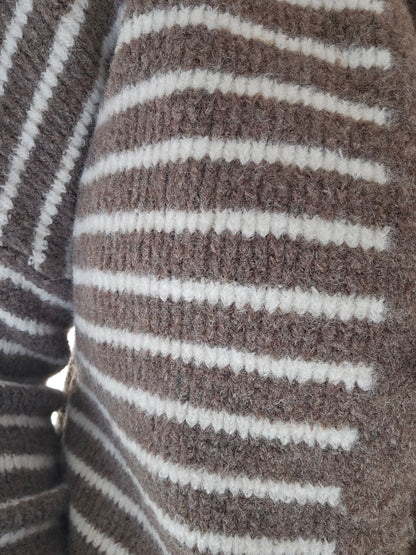 Strickjacke Stella braun