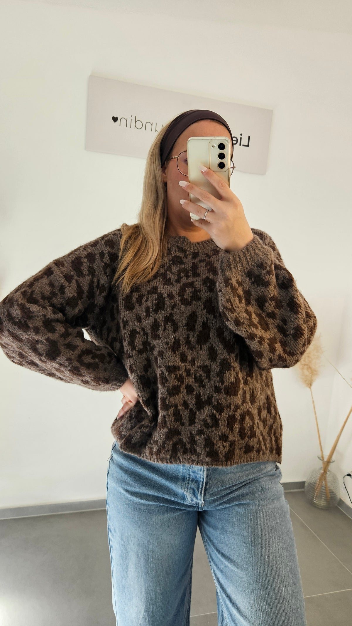 Pullover leo braun