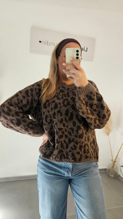 Pullover leo braun