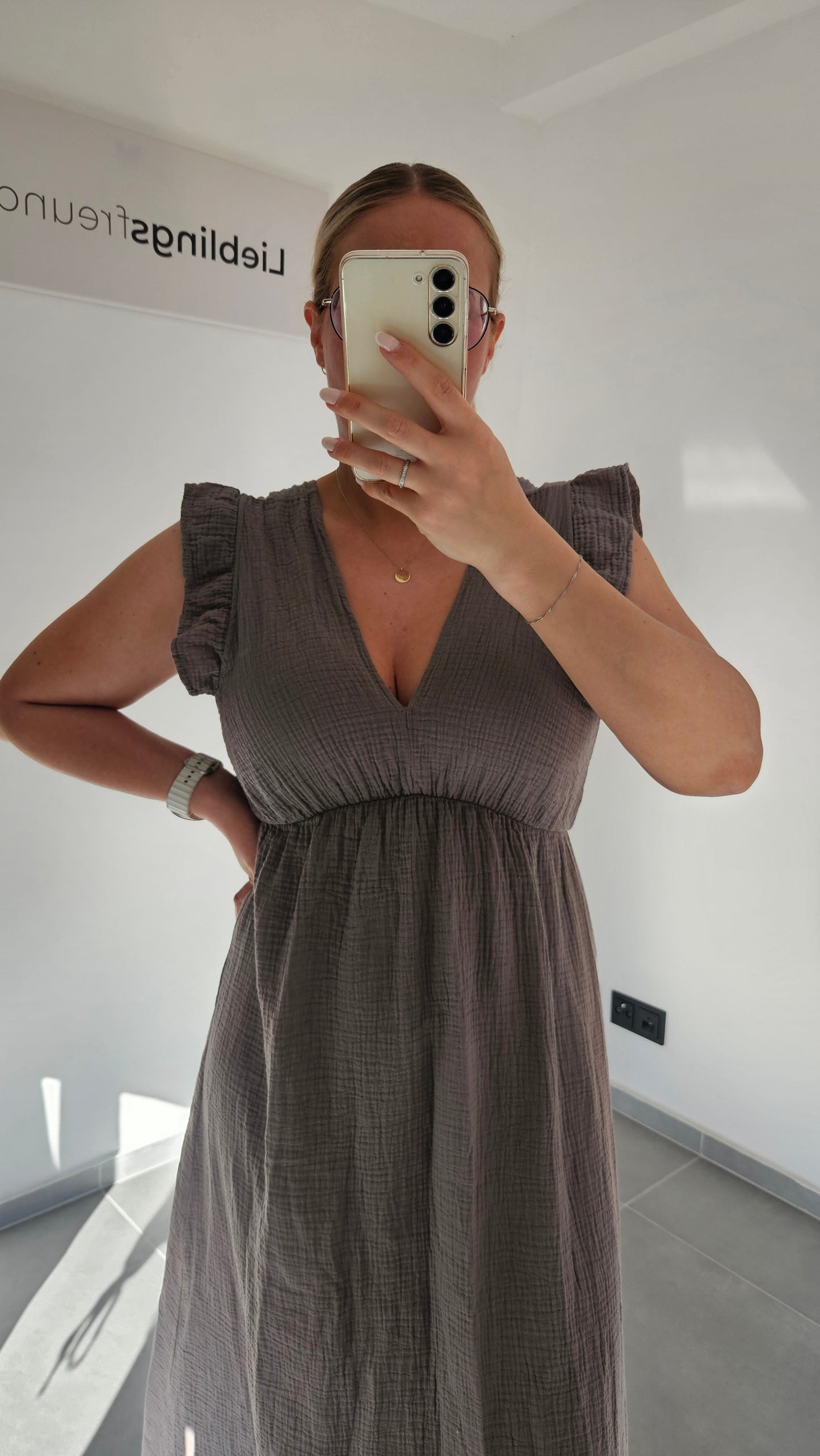 Kleid Leni - taupe