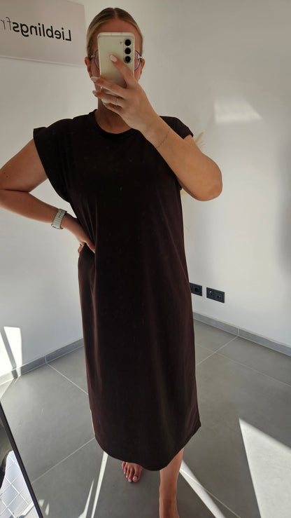 T-Shirt-Kleid Marina braun