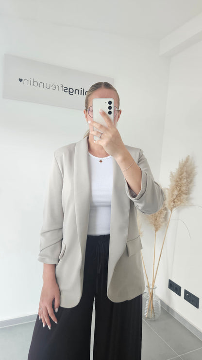 Butterstoff Blazer Creme