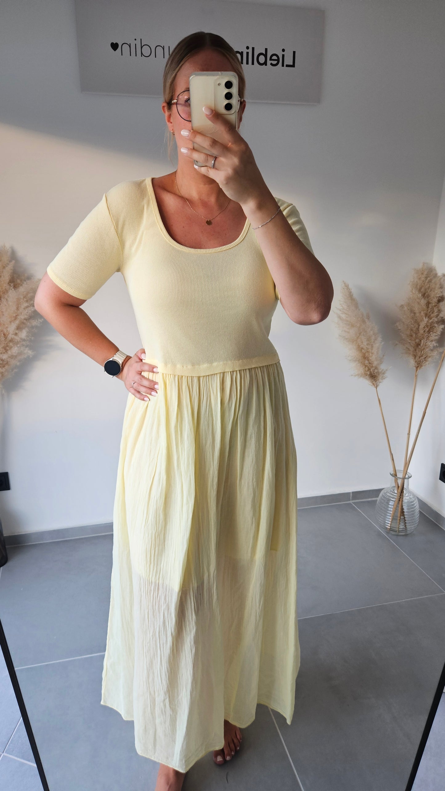Kleid Juana Gelb