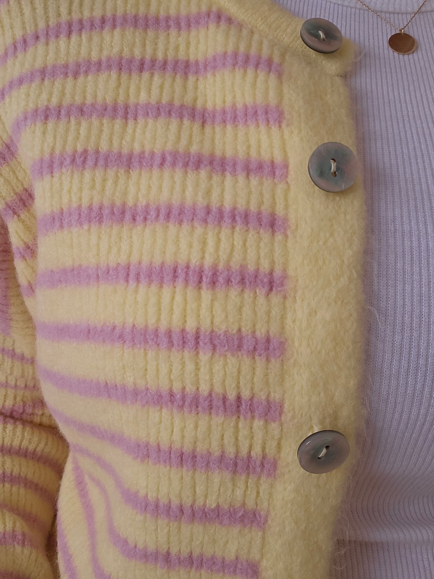 Strickjacke Stella gelb