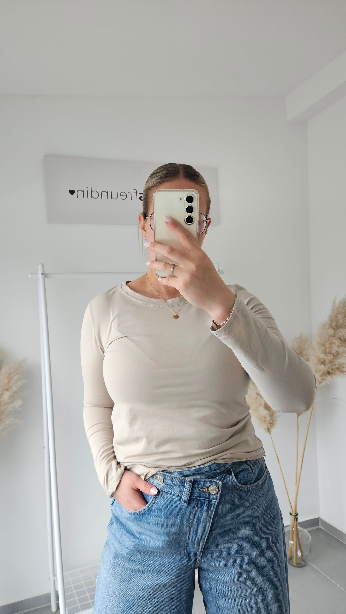 Basic Longsleeve beige