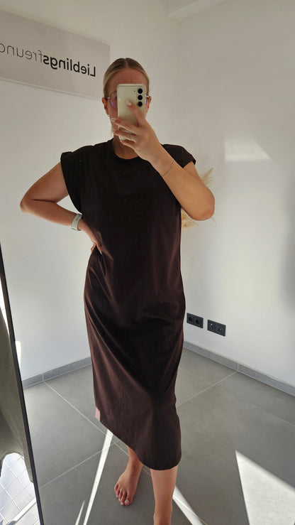 T-Shirt-Kleid Marina braun