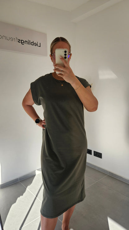 T-Shirt-Kleid Marina khaki