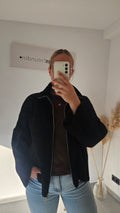 Zip - Strickjacke schwarz
