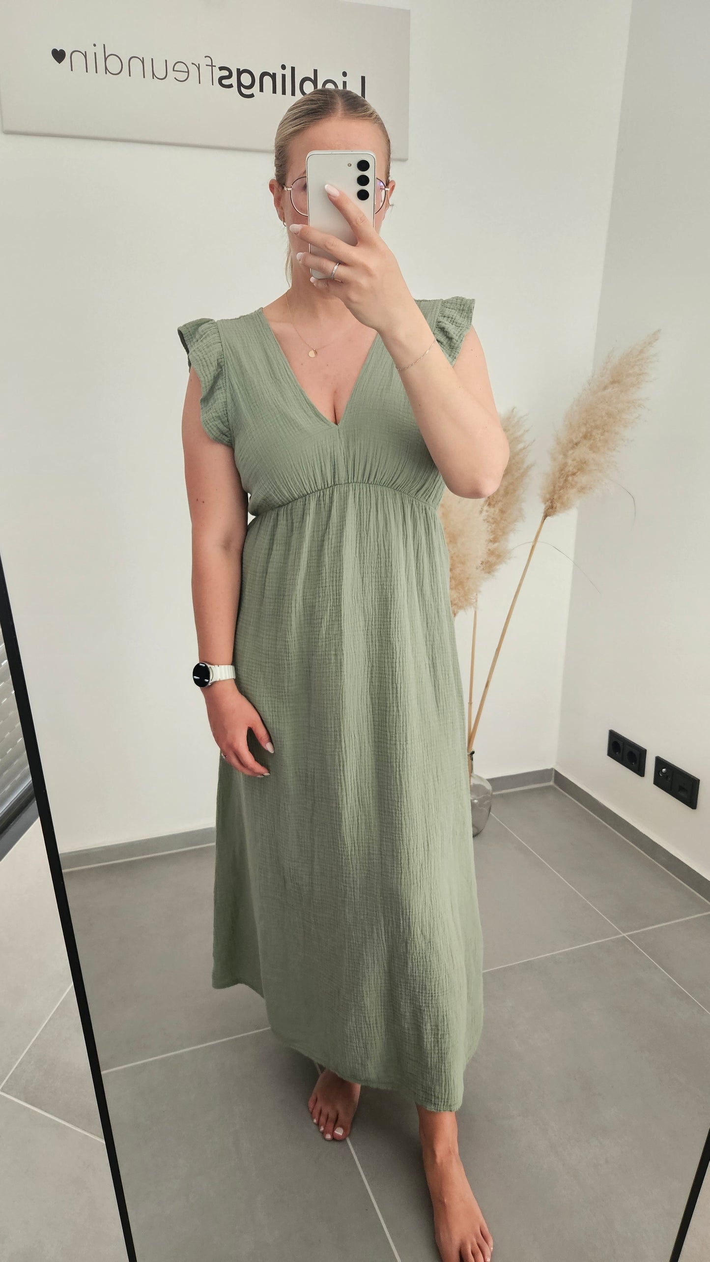 Kleid Leni khaki