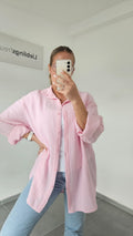 Musselinbluse Mara rosa